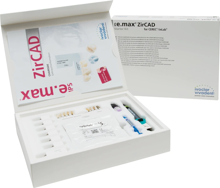 IPS e.max ZirCAD for CEREC/Inlab Packung 5 Stück LT C2 C17