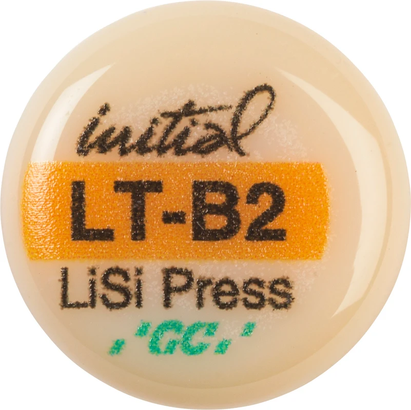GC Initial™ LiSi Press Packung 5 x 3 g Rohling B2 LT