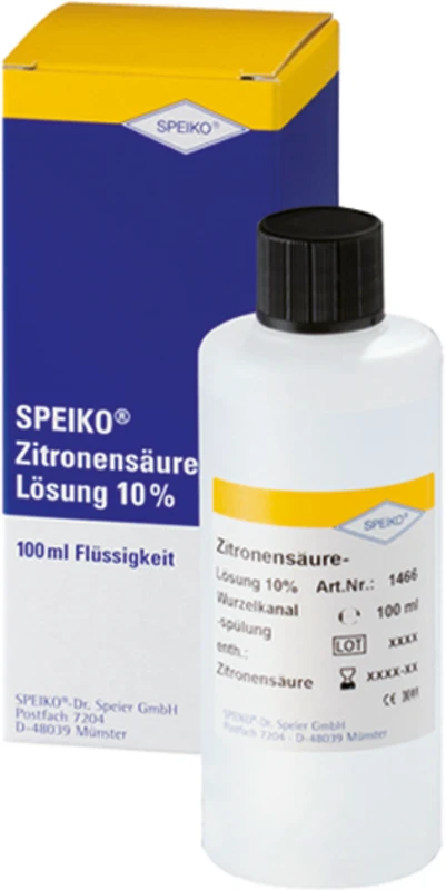 SPEIKO® Zitronensäure-Lösung 10% Flasche 100 ml Lösung mit Easy-Quick Entnahmesystem
