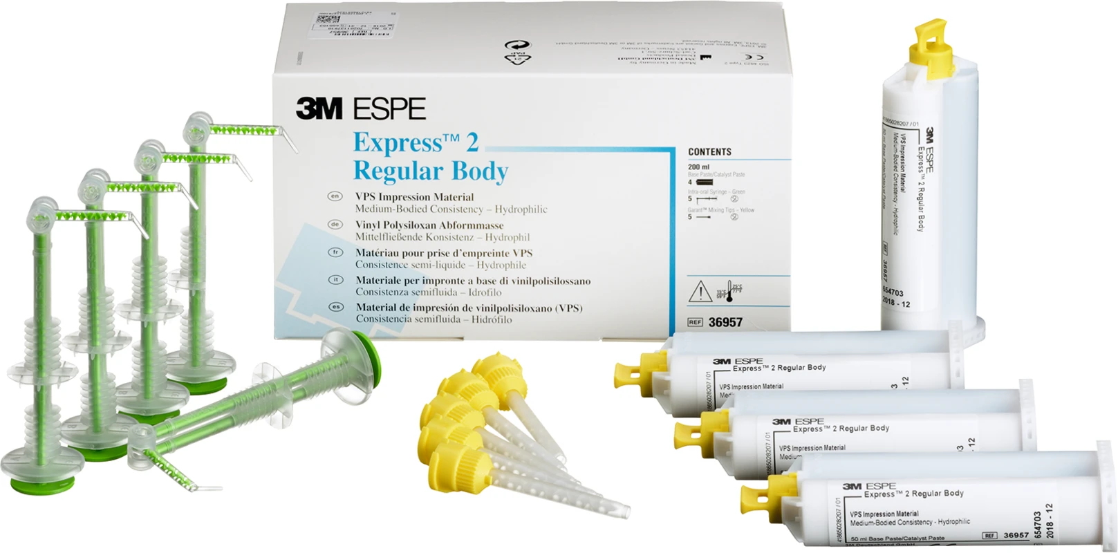 Express™ 2 Refill Packung 4 x 50 ml Doppelkartusche Regular Body, Zubehör