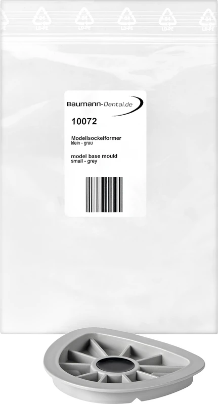Modellsockelformer Stück Modellsockelformer Größe S, grau