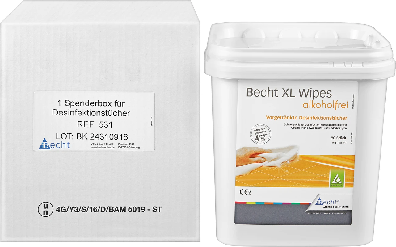 XL Wipes plus alkoholfrei Spenderbox Stück leer