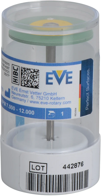 EVE DIACERA Stück grün mittel, HP, Figur Linse, 26 x 2 mm