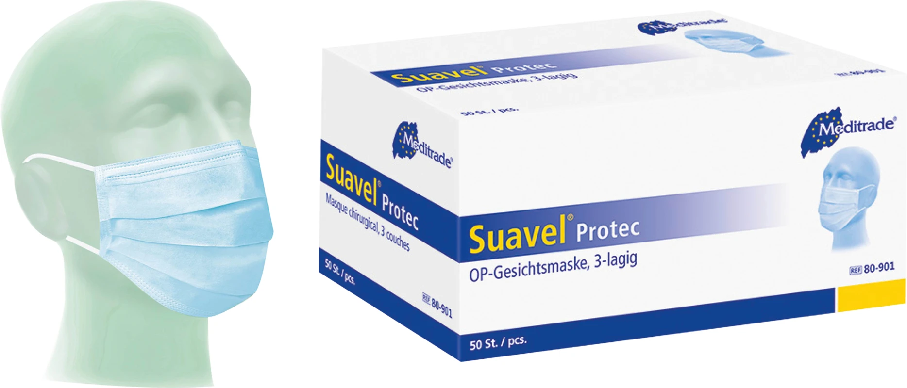 Suavel® Protec OP-Gesichtsmaske Meditrade