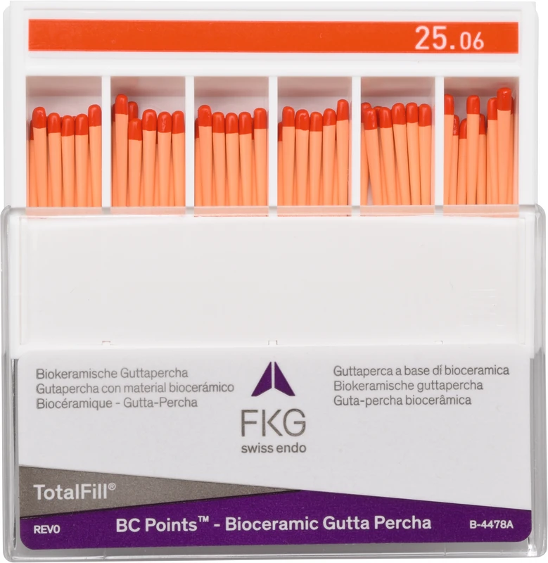 Total Fill BC Points Packung 60 Stück Taper.06 ISO 025