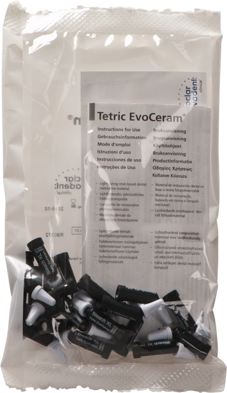 Tetric® EvoCeram Packung 20 x 0,2 g Cavifil bleach XL