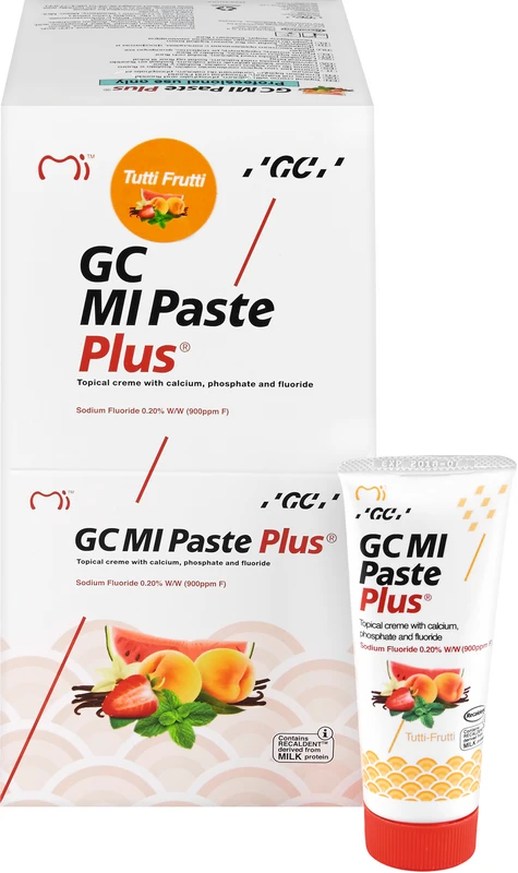 GC MI Paste Plus™ Packung 10 x 40 g Tutti-Frutti