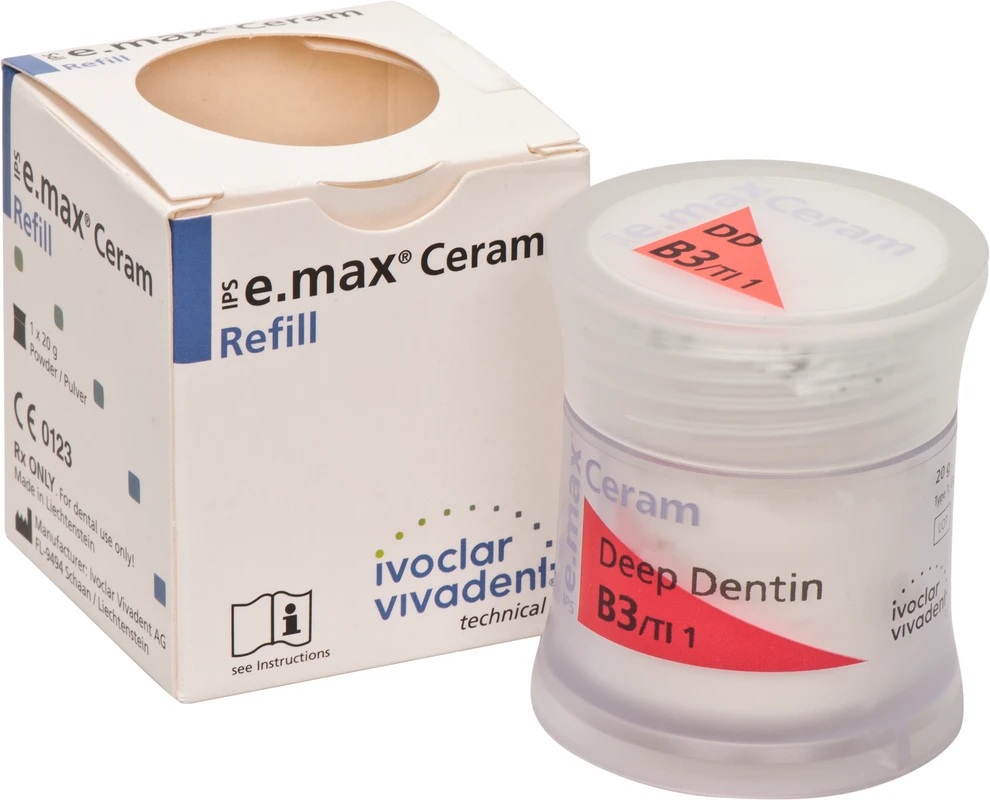 IPS e.max® Ceram Packung 20 g deep dentin B3