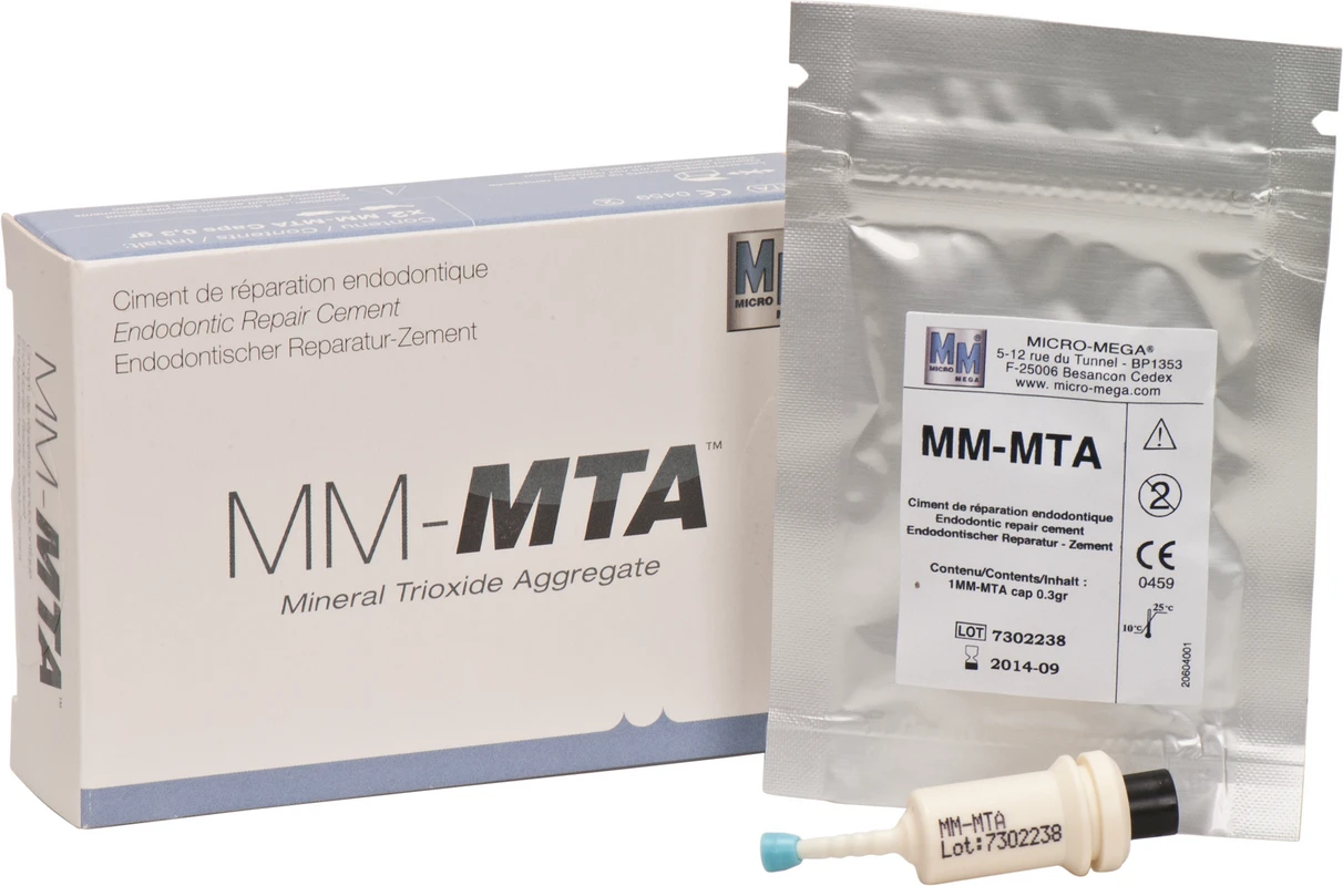 MM-MTA Packung 2 x 0,3 g Pulver und Flüssigkeit Kapseln