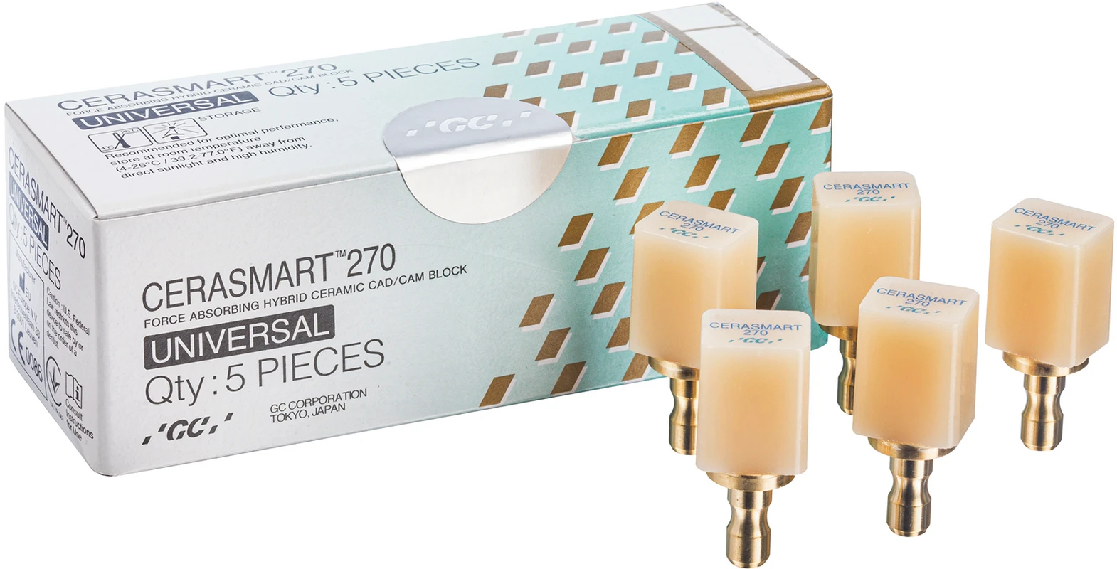 GC CERASMART™ 270 Packung 5 Stück Größe 14, A3 HT, Universal GC CERASMART™ 270 Packung 5 Stück Größe 14, A3 HT, Universal