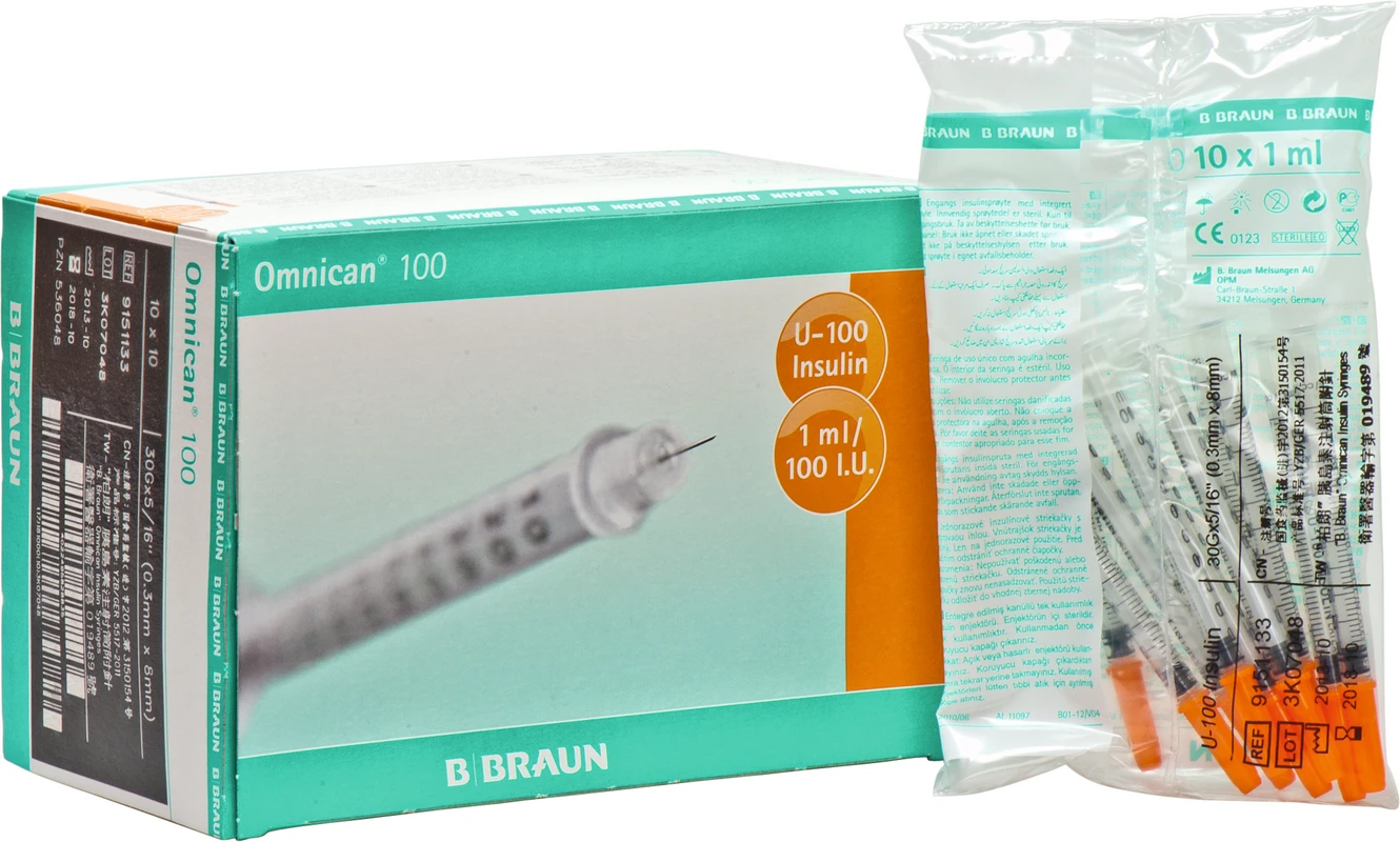 Omnican® 100 Packung 100 Stück 1 ml, 0,3 x 8 mm