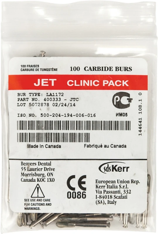 Bohrer LA 1172 Packung 100 Stück konische Fissur mit abgerundetem Ende, RA (LA), 4,1 mm, ISO 016