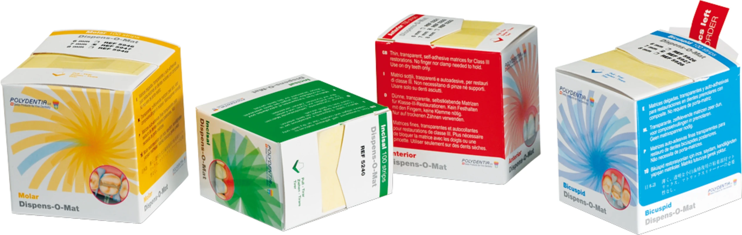 Dispens-O-Mat Packung 100 Stück Höhe 8 mm, Anterior