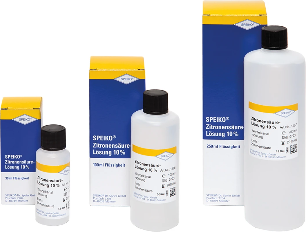 SPEIKO® Zitronensäure-Lösung 10% Flasche 100 ml Lösung mit Easy-Quick Entnahmesystem