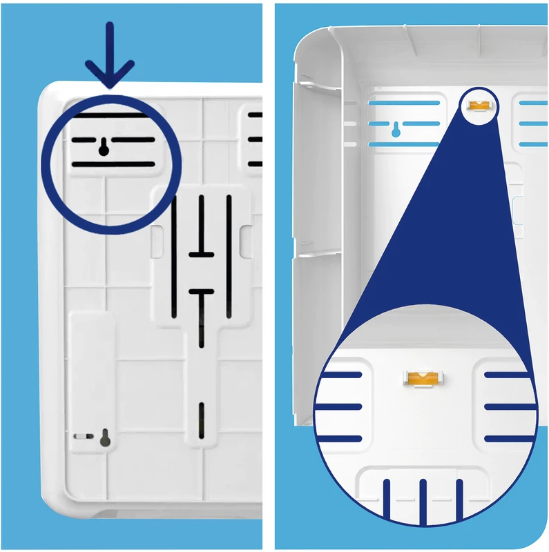 TORK® Spender für Zickzack- und Lagenfalz-Handtücher essity