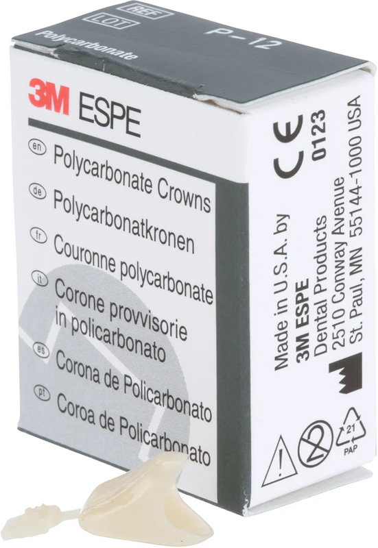 Polycarbonat-Kronen Packung 5 Stück Nr. 12