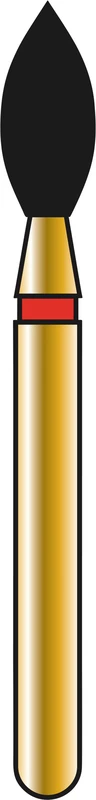 DIATECH Diamanten G368 Packung 5 Stück rot fein (F), FG, Figur 257 Knospe, 5 mm, ISO 023