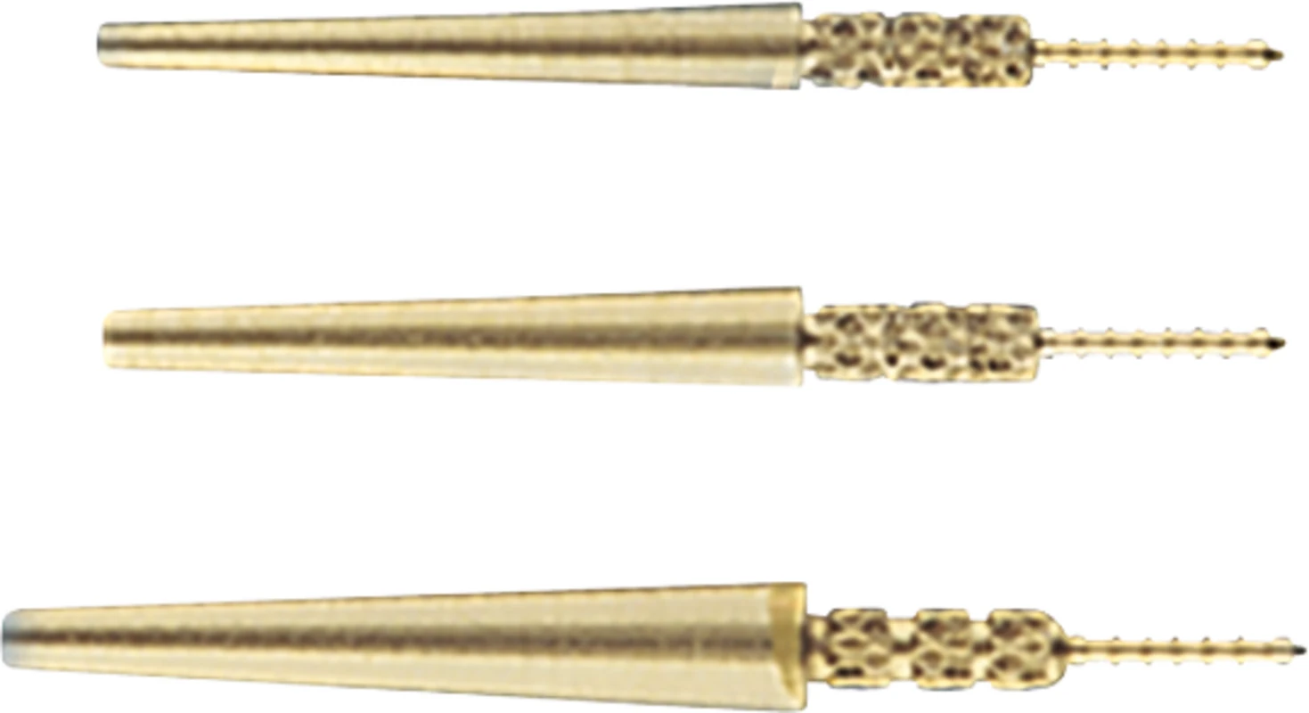 Dowel Pins mit Steckstift Packung 1.000 Stück Größe 1, mit Steckstift Dowel Pins mit Steckstift OMNIDENT