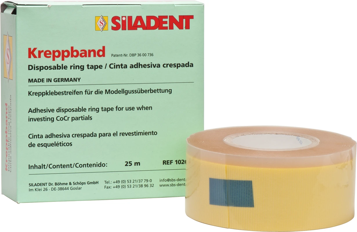 Kreppband Rolle 25 m