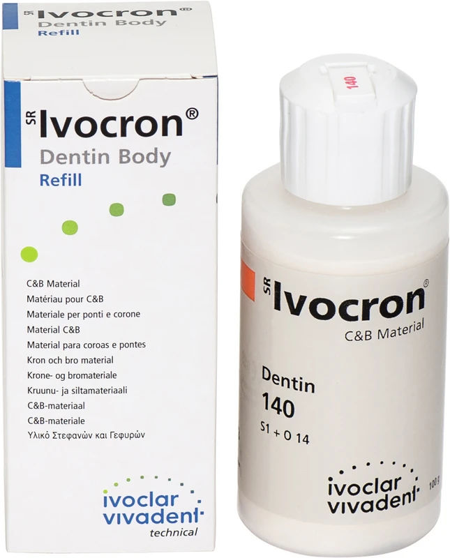 SR Ivocron® Flasche 100 g Pulver dentin 140/1C