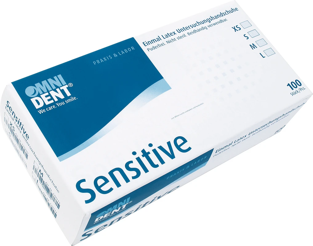 Omni Sensitive Packung 100 Stück puderfrei, L