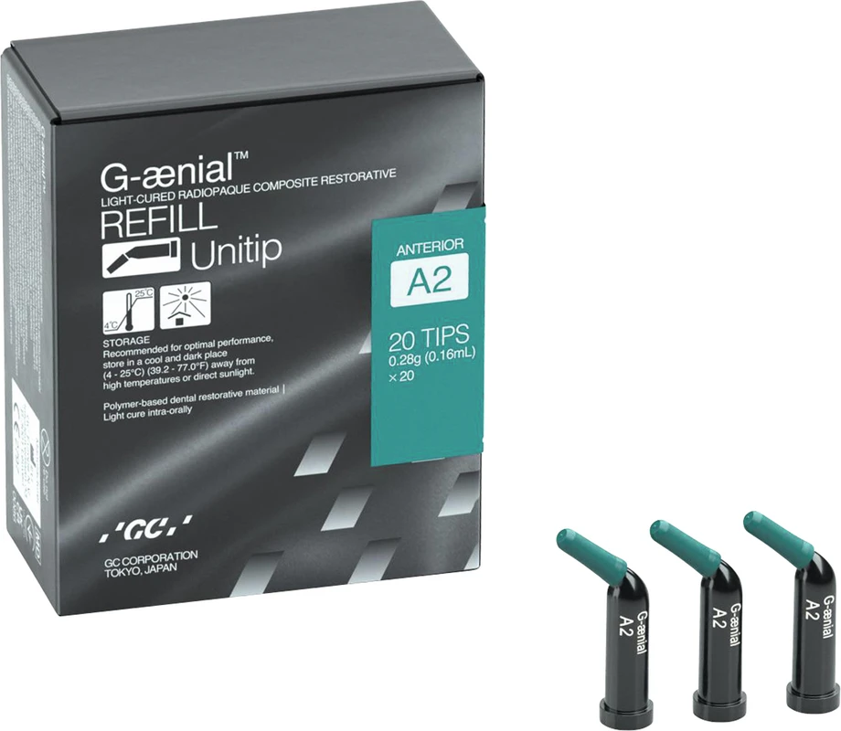 GC G-ænial® Packung 10 x 0,28 g Unitip Anterior C3