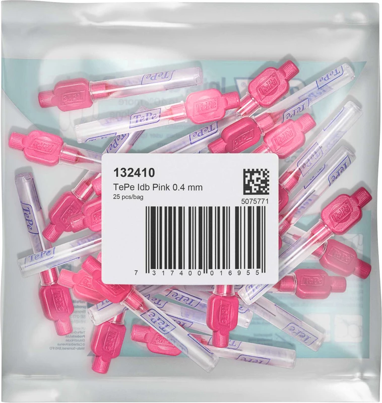 TePe® Interdentalbürsten Original Packung 25 Stück pink, Ø 0,4 mm