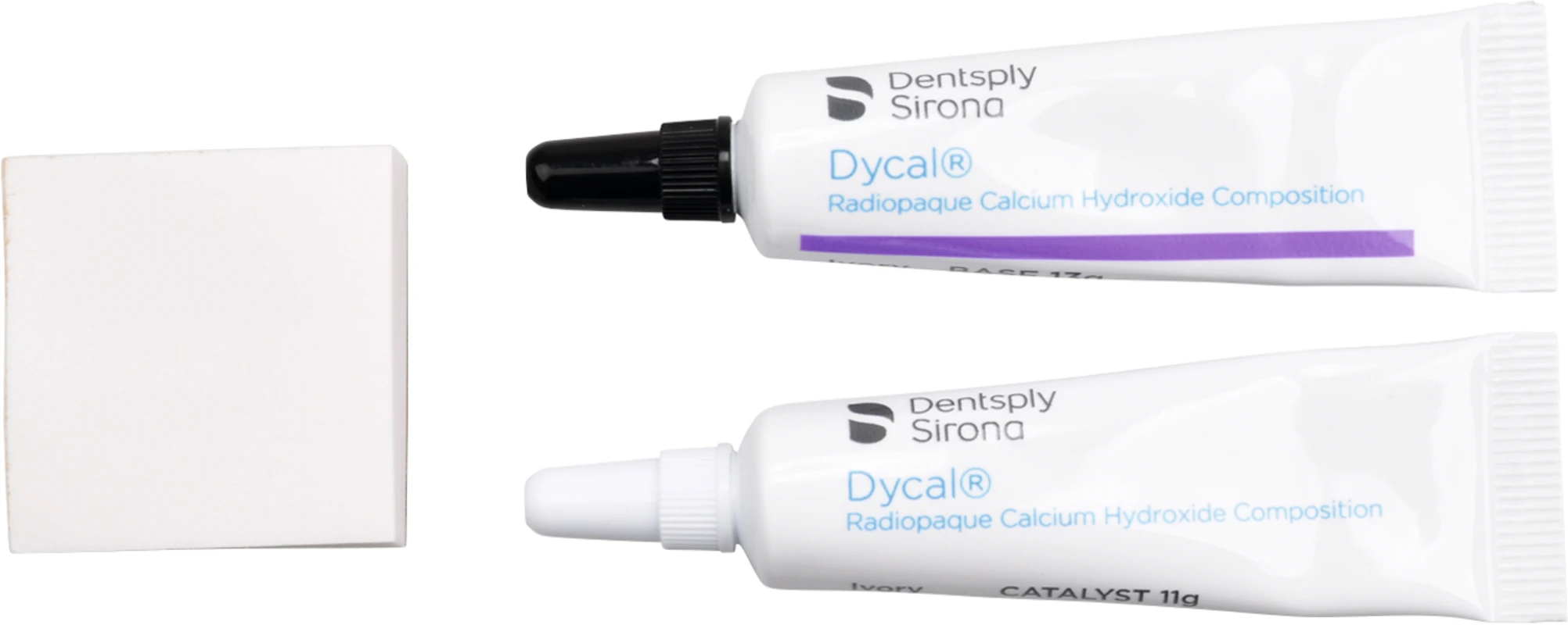 Dycal® Packung 6 x 13 g Basis, 6 x 11 g Katalysatorpaste in Tuben elfenbein