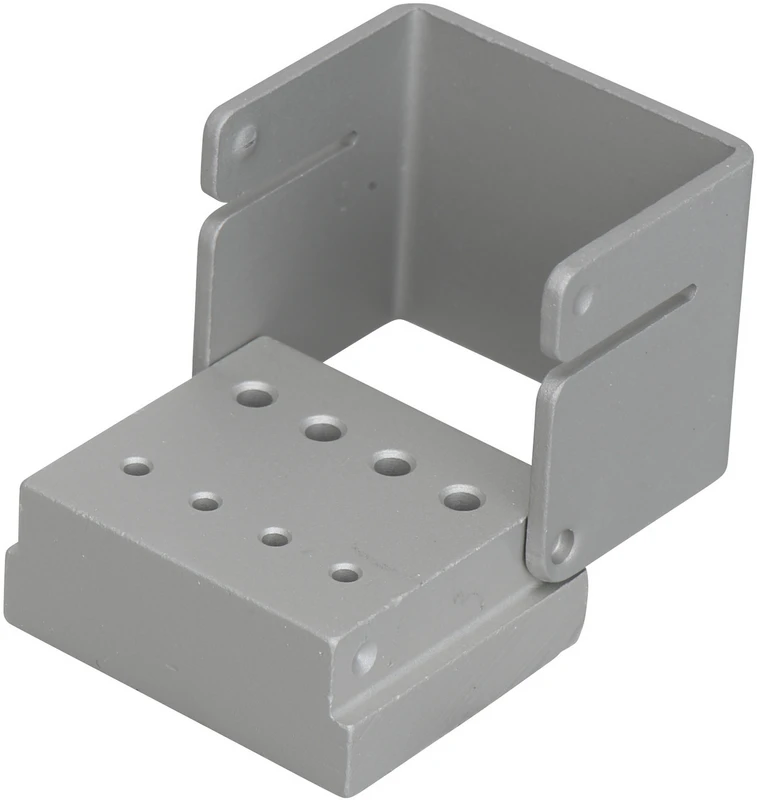 Eco Bloc Stück silber, MX für 8 Löcher (4 x RA, 4 x FG)