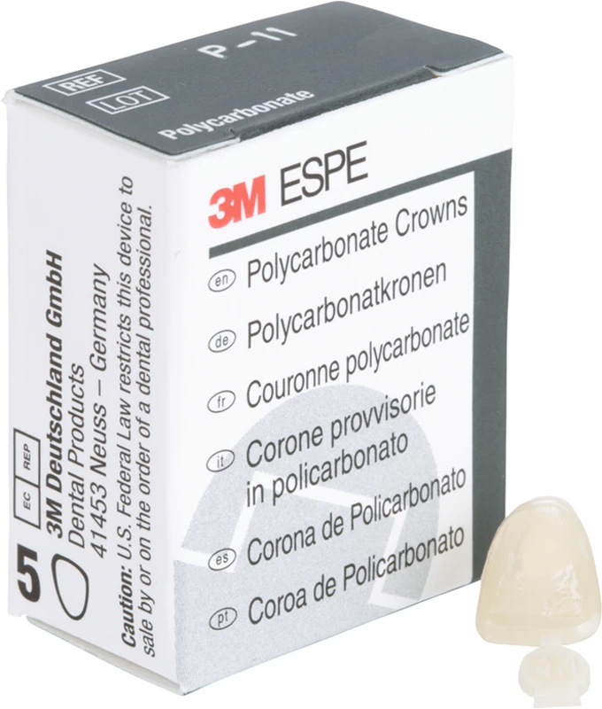 Polycarbonat-Kronen Packung 5 Stück Nr. 11