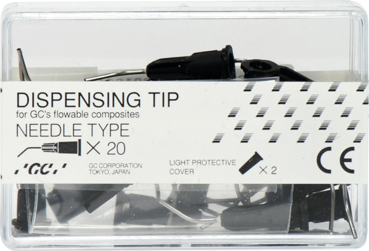 GC Gradia Direct Flo Tips Packung 20 Stück Edelstahl GC Gradia Direct Flo Tips GC