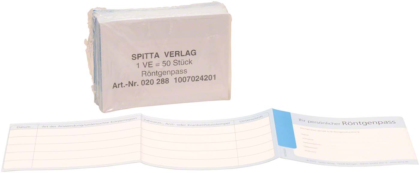 Röntgenpass Spitta Verlag