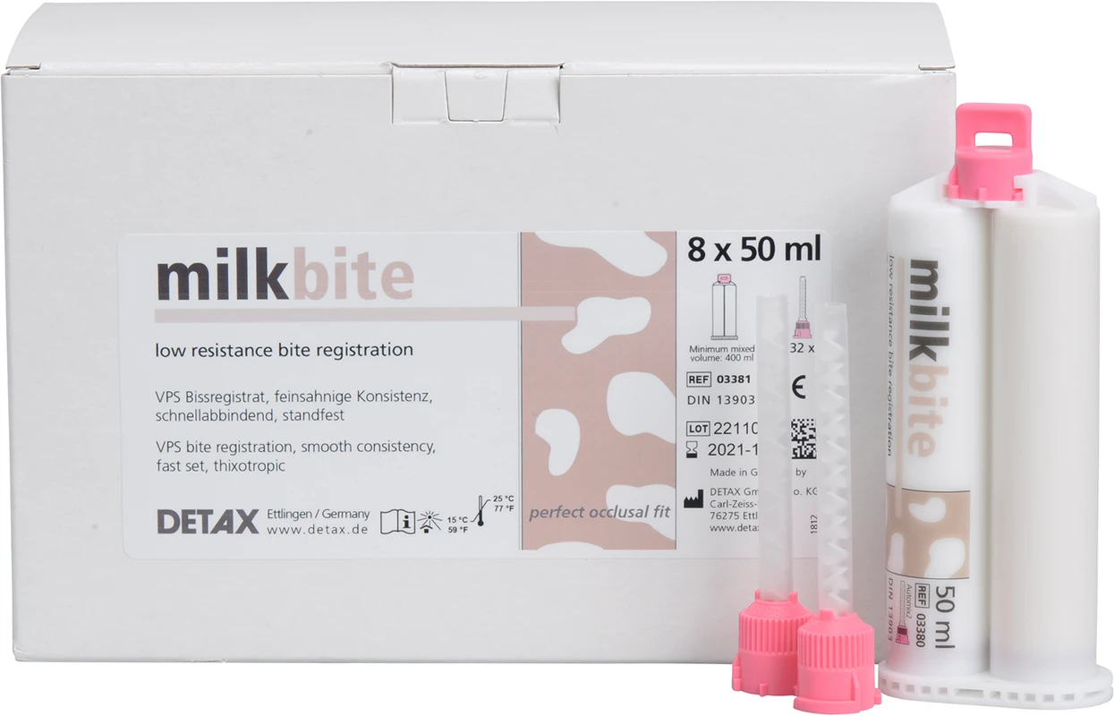 milkbite Ecopackung 8 x 50 ml Doppelkartusche, Zubehör