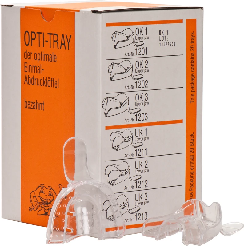 OPTI-TRAY Packung 20 Stück OK, Gr. 1