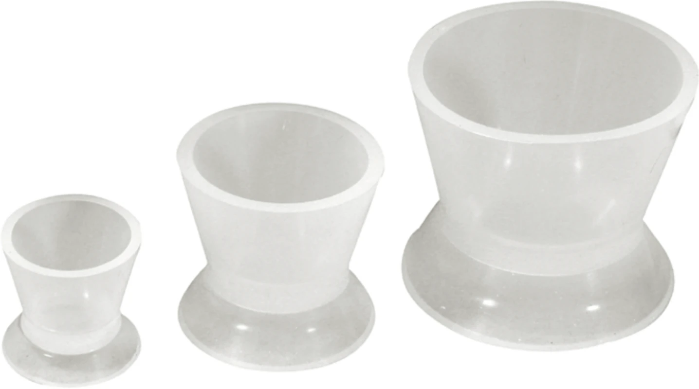 Silikon Anmischbecher Packung 2 x 18 ml Anmischbecher mittel