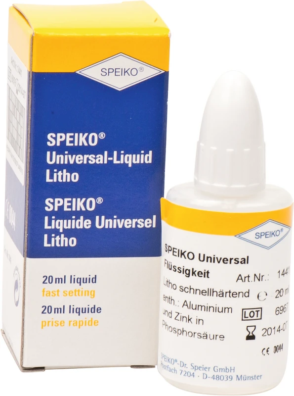Universal-Flüssigkeiten Flasche 20 ml LITHO, schnellhärtend