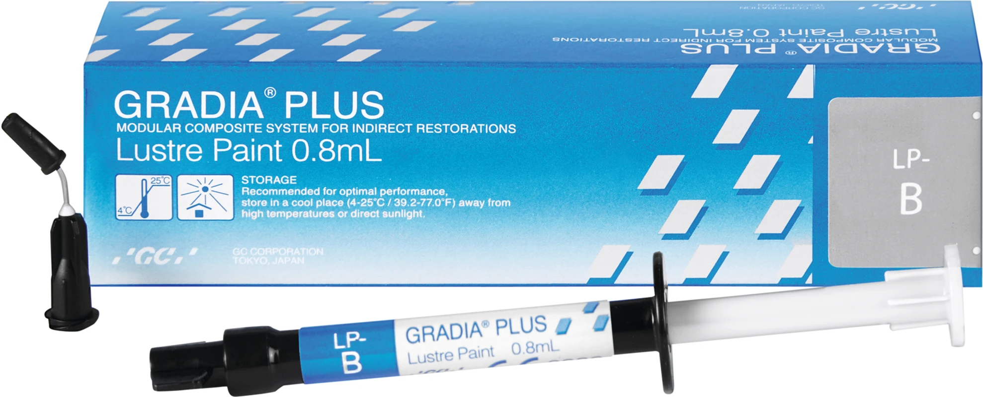 GC GRADIA™ PLUS Spritze 0,8 ml Paste Lustre Paint LP-B