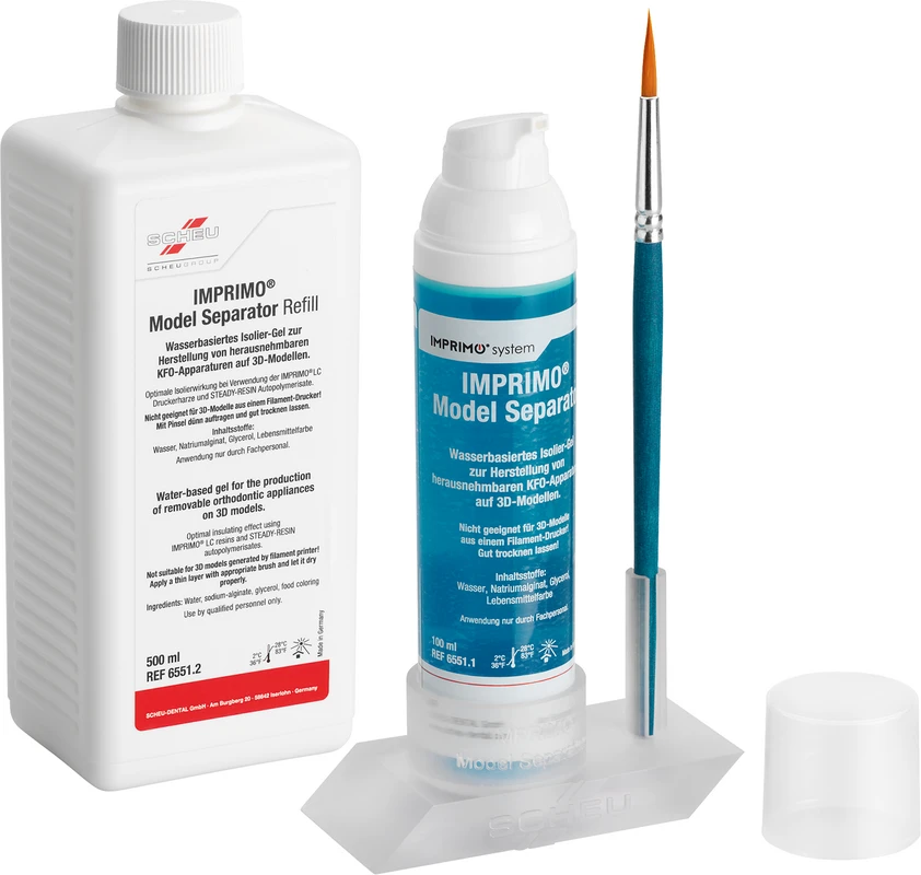 IMPRIMO® Model Separator Flasche 100 ml inklusive Pinsel