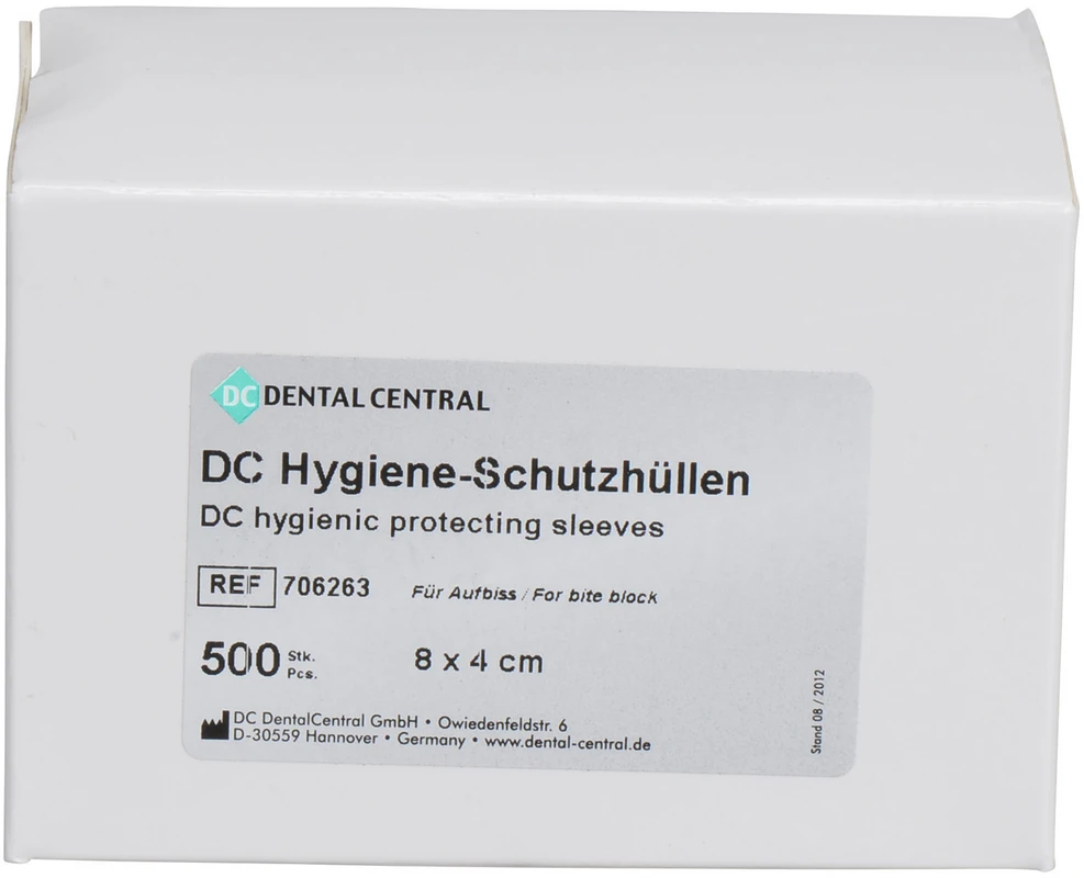 DC Hygiene-Schutzhüllen Rolle 500 Stück 8 x 4 cm