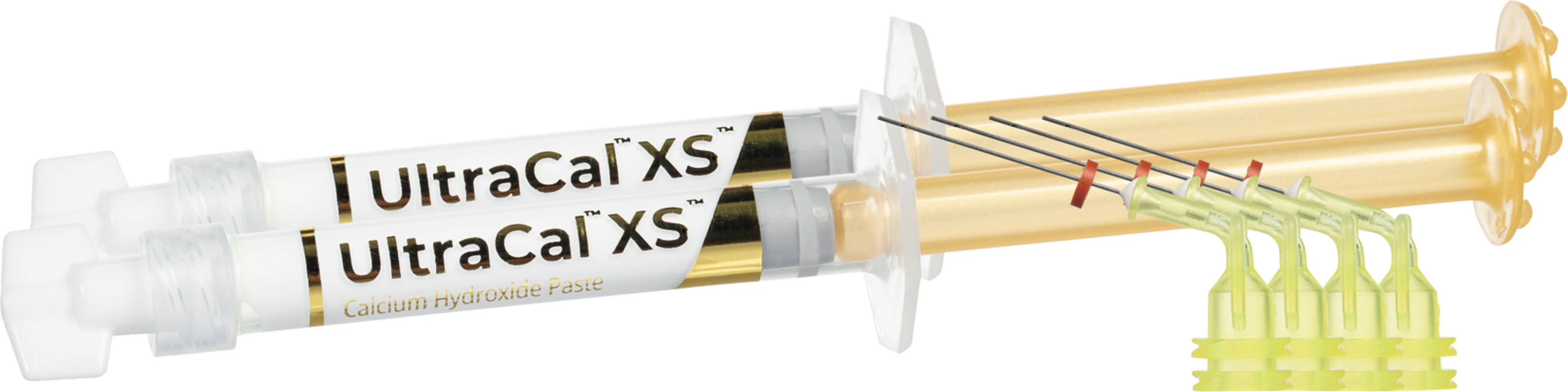 UltraCal™ XS™ Kit 2 x 1,2 ml Spritze, 4 NaviTip Single Siedeport 29 g (25 mm lang)