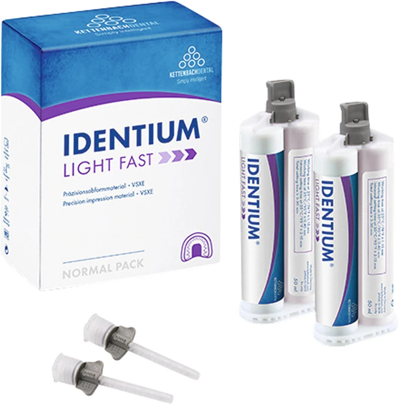 Identium® Light Packung 2 x 50 ml Doppelkartusche Light Fast, 8 Mischkanülen