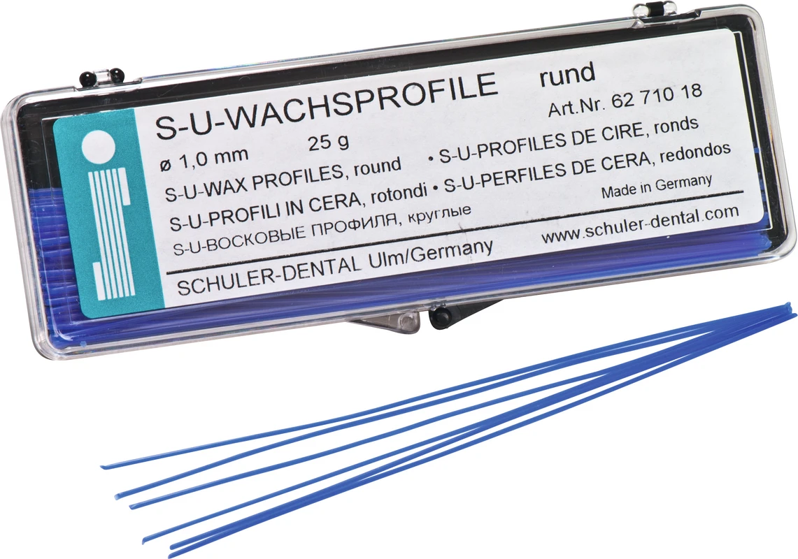 S-U-Wachsprofile Packung 25 g Wachsprofile rund, 1 mm