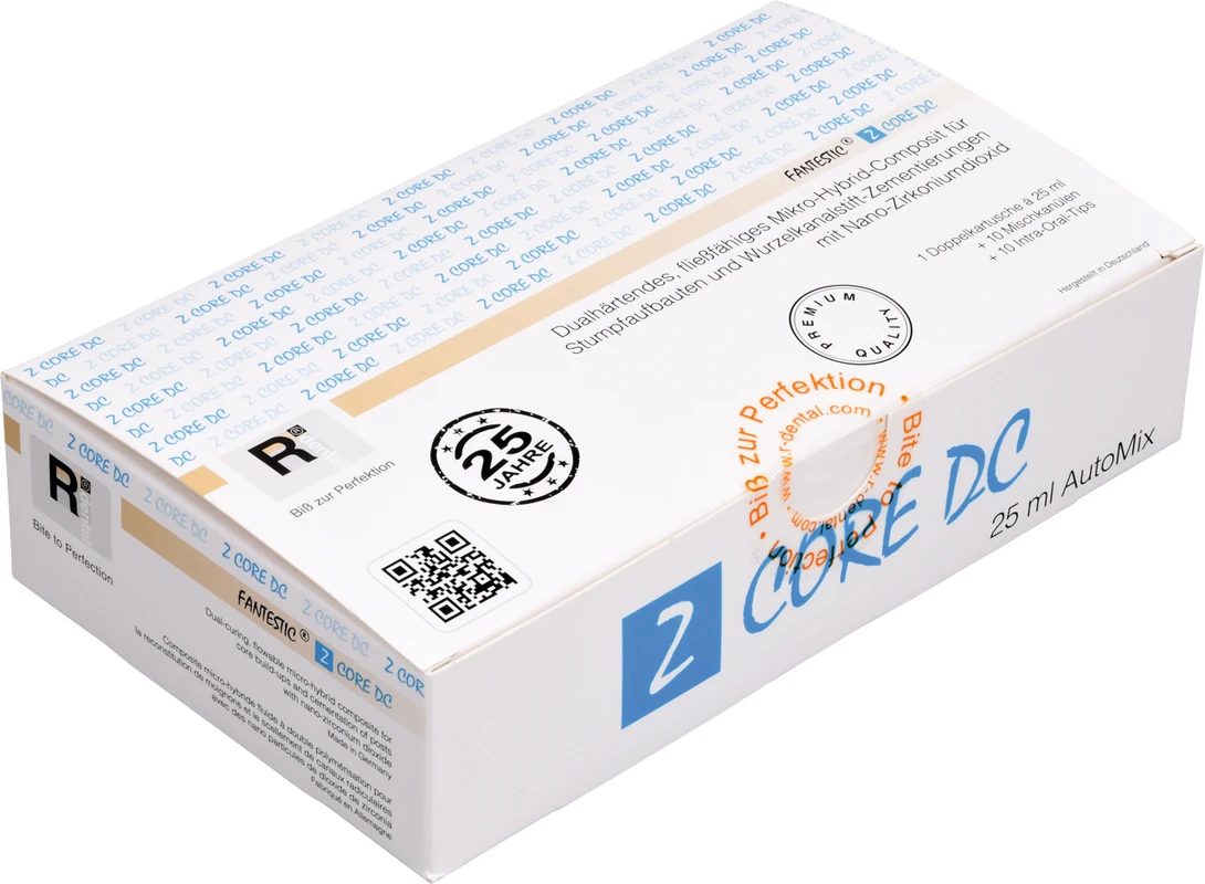 FANTESTIC® Z CORE DC Packung 25 ml Automix Doppelkammerspritze A2, Zubehör