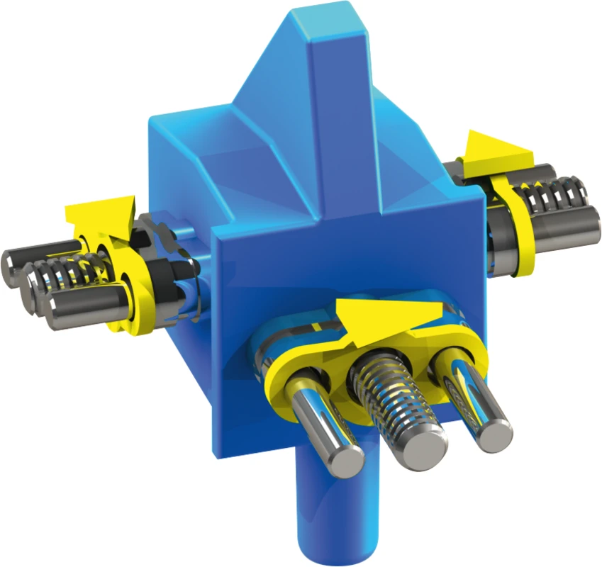 VECTOR® 730 nach Bertoni Packung 2 Stück VECTOR 730, (B x H x L) 17 x 2,8 x 15,5 mm, Dehnung frontal 5,5 mm, Dehnung transversal 2 x 3,5 mm
