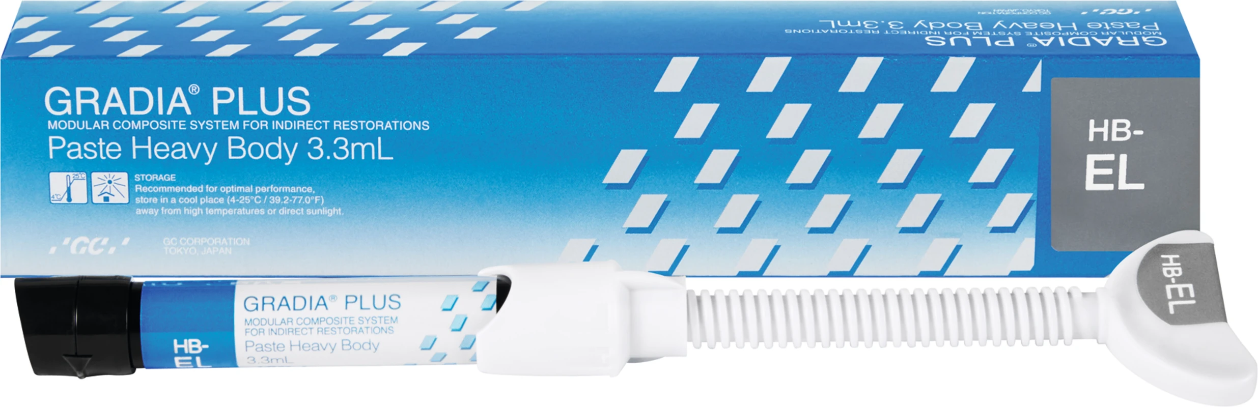 GC GRADIA® PLUS Spritze 3,3 ml Paste HB-EL GC GRADIA® PLUS GC