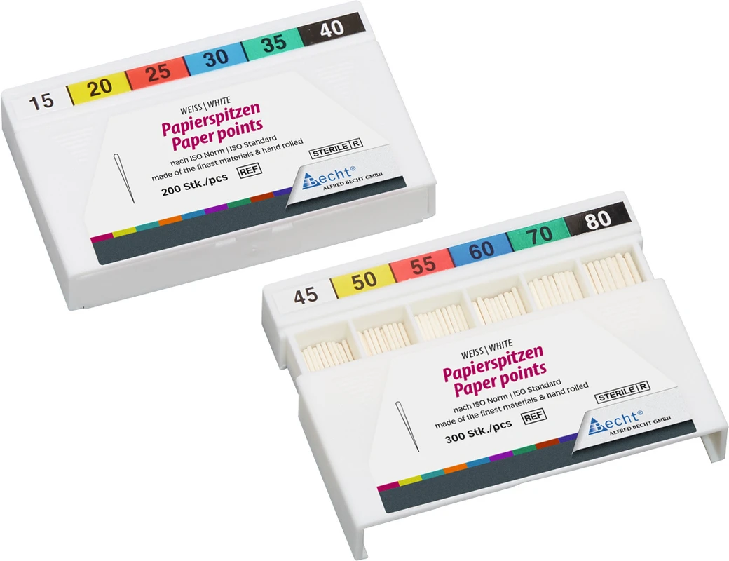 Papierspitzen weiß Packung 120 Stück ISO 045