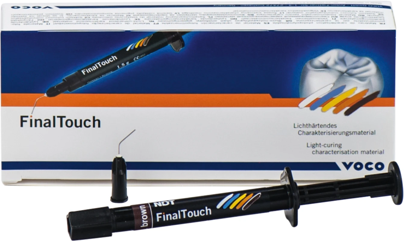 FinalTouch Packung 1,5 g Spritze braun, Zubehör