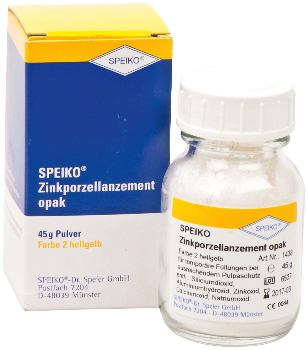 SPEIKO Zinkporzellanzement opak SPEIKO