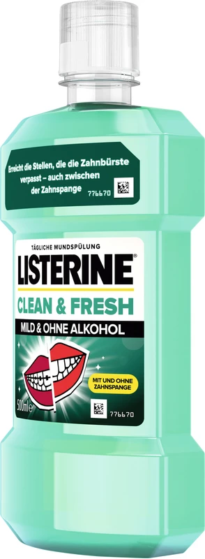 LISTERINE® CLEAN & FRESH Flasche 500 ml