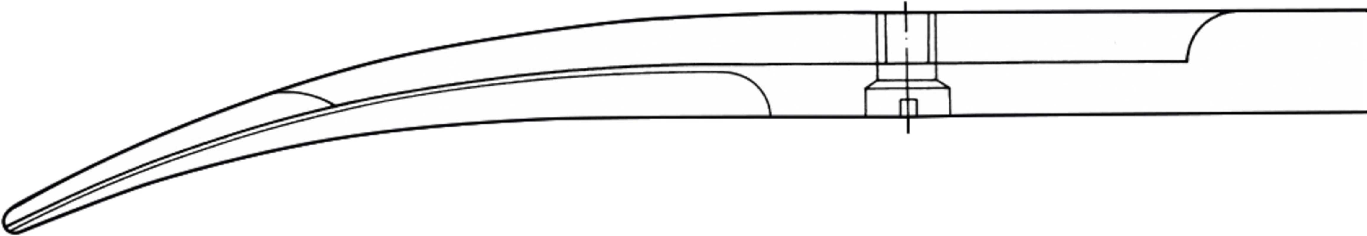 Präparierschere nach Goldman-Fox Stück DO251R, 130 mm, gebogen